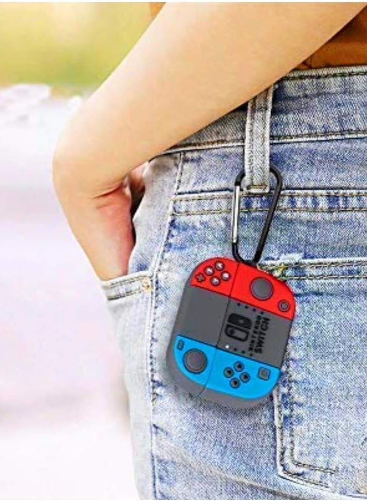 Cute Switch Case for Airpod Gen Cases 2023/2022/2019, Funny 3D Cartoon Air pods 3 2nd/1st Generation Silicone Cover for Apple iPod 3 with Keychain Boys Girls Kids Teen, Game. - Image 4