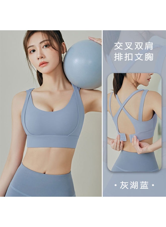 Fitness Shaping Bra Cross Shoulder Straps For A Beautiful Back High Quality Wrapping Sports Top Woman Gym  - Image 1