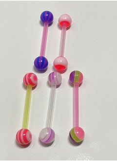 5 Pieces Body Piercing Accessories Trendy Elsan Ring for Elsan Decoration