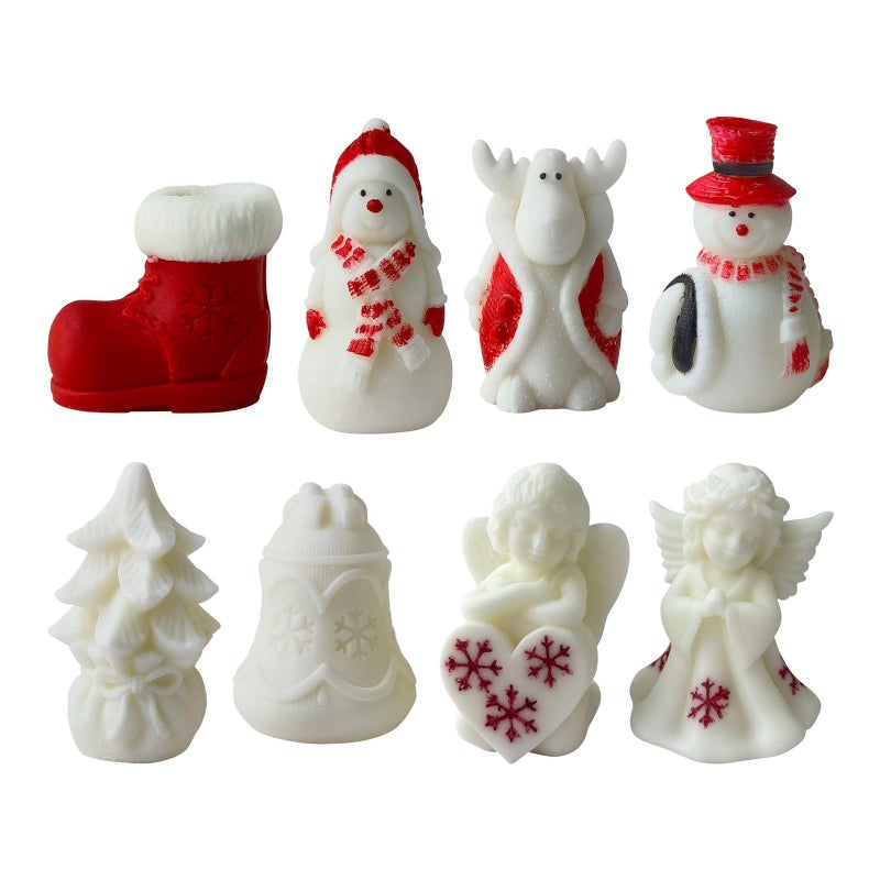 Flexible Silicone Molds For Soap And Epoxy Resin Christmas Series Crafting - Image 4