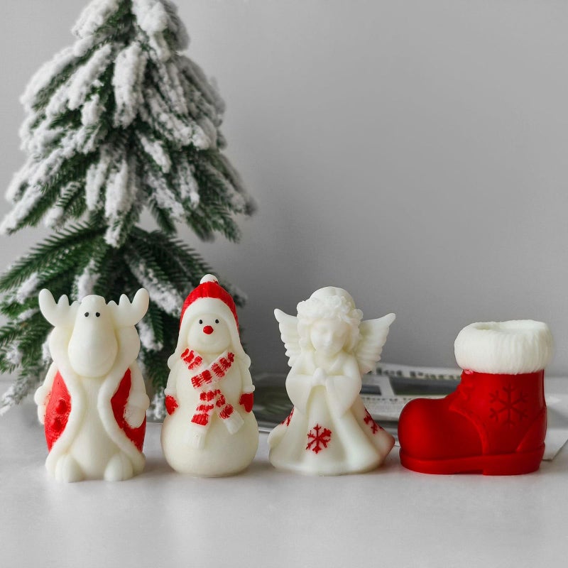 Flexible Silicone Molds For Soap And Epoxy Resin Christmas Series Crafting - Image 5