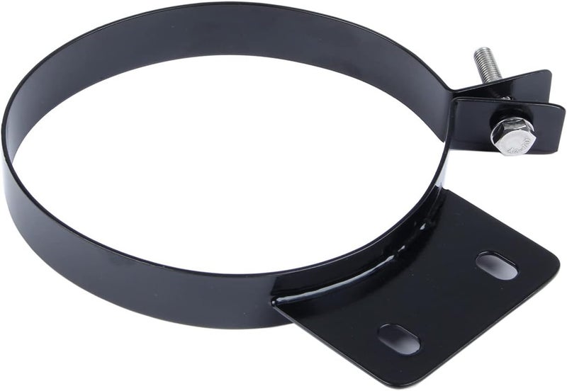 Pypes Performance Exhaust HSC008B 8" Black Stainless Steel Stack Clamp