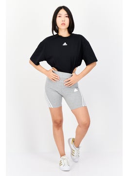 Adidas Women Sportswear Fit Short Sleeves Leotard, Black  - Image 2