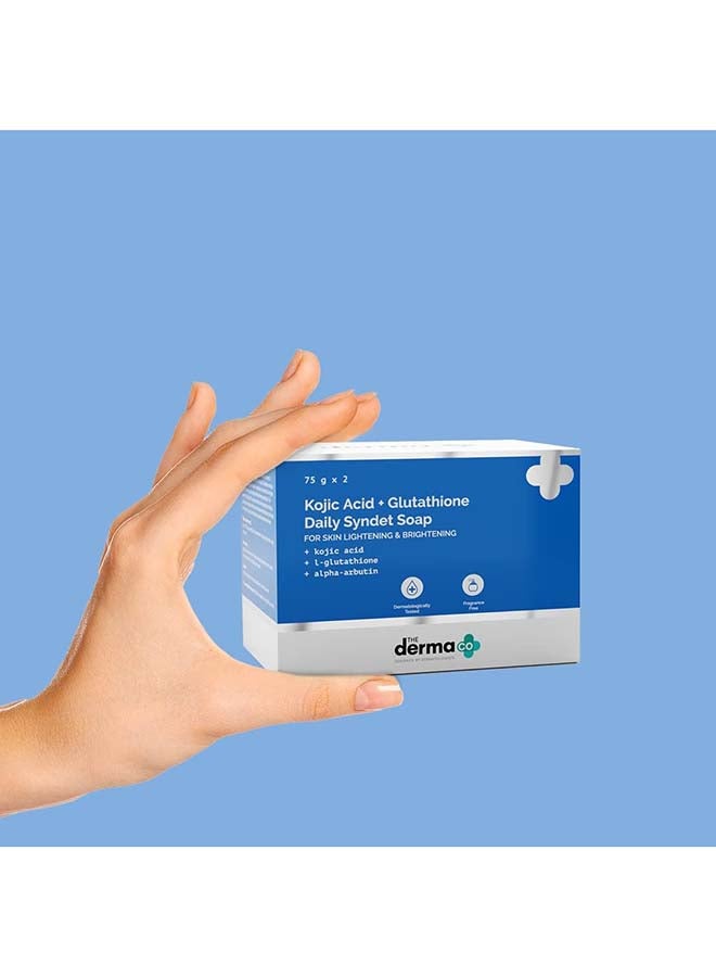 ذا ديرما كو صابون ديرما كو اليومي بحمض الكوجيك والجلوتاثيون مع حمض الكوجيك والجلوتاثيون وألفا أربوتين لتفتيح البشرة وإشراقها - عبوة من قطعتين - Image 5