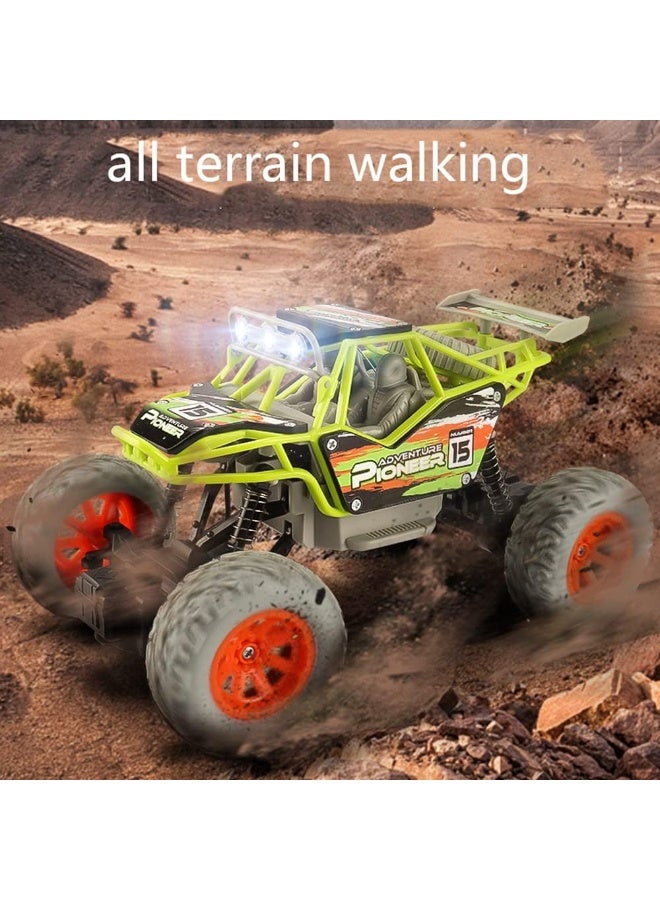 سمارتكس ألعاب سيارات RC بمقياس 1:20، سيارات زاحفة صخرية للأطفال تعمل بالتحكم عن بعد على الطرق الوعرة، لعبة كهربائية لجميع التضاريس، سيارة سباق RC قابلة لإعادة الشحن للتسلق على الطرق الوعرة بسرعة فائقة مع أضواء LED، أفضل هدية للأطفال - Image 4