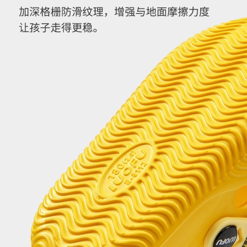 Luo Fu 2023 New Summer Adjustable Outdoor Park Children'S Students Children'S Cave Shoes Garden Shoes Non-Slip Slippers - Image 5