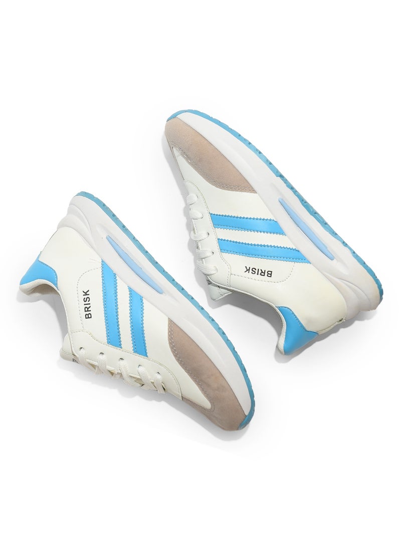 سنيكرز فاشون حريمي جلد – تصميم بسيط - Image 4