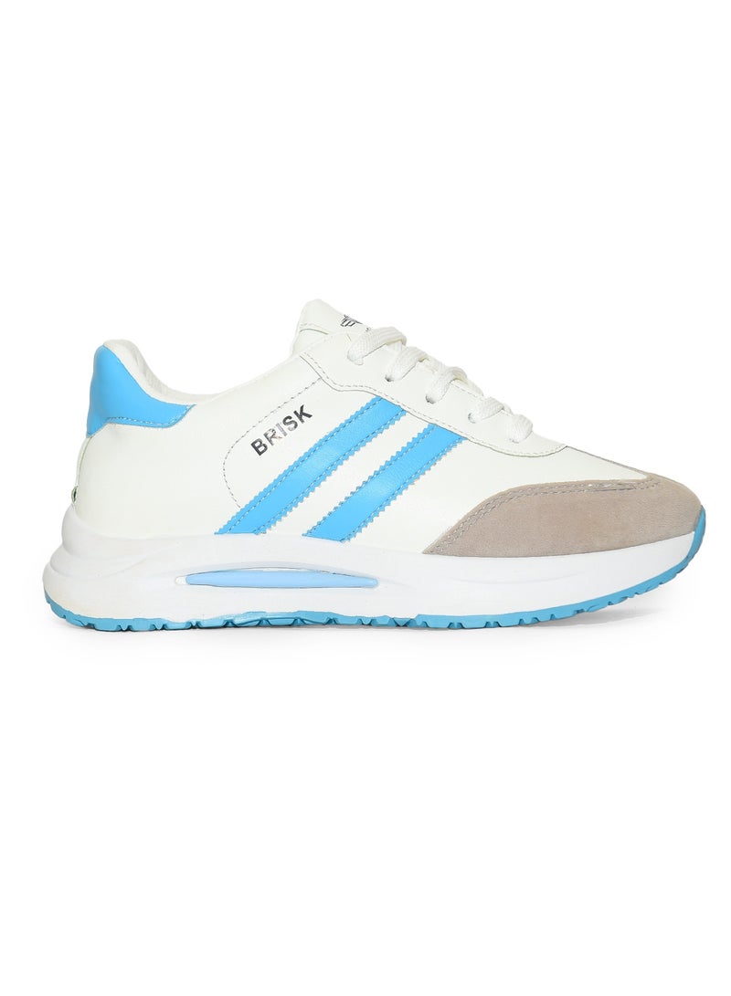 سنيكرز فاشون حريمي جلد – تصميم بسيط - Image 1