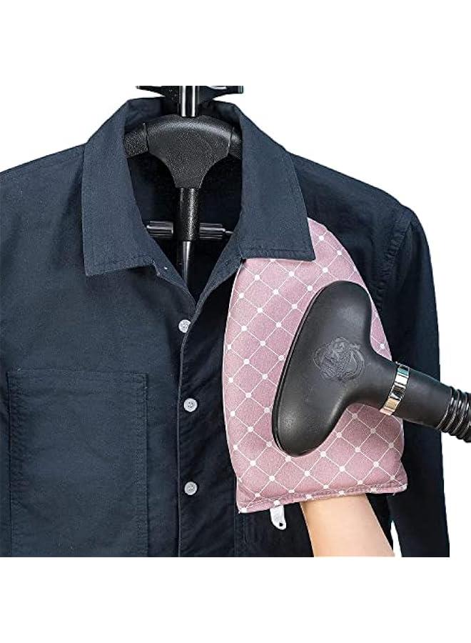Beauenty Handy Mini Ironing Board,Mini Garment Steamer Ironing Heat Resistant Glove,Waterproof Anti Steam Mitt With Finger Rings For Collars And Ties Home Supplies  - Image 3