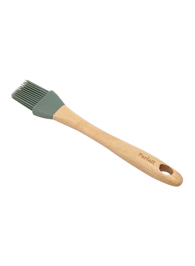 PARFAIT Durable High Quality Silicone Basting Brush Green and Brown 1.8 x 3.3 x 22.9 cm SA0705CC