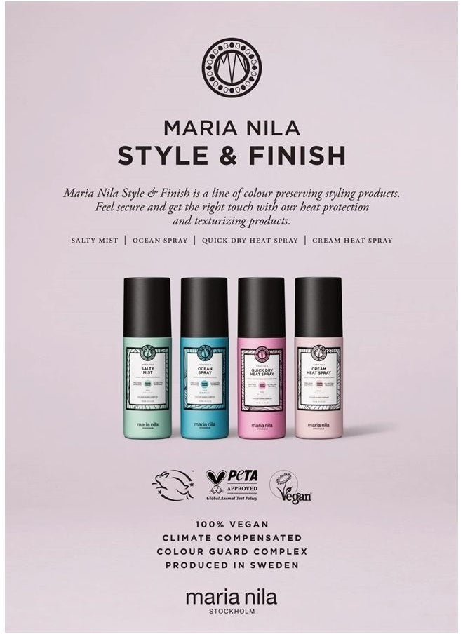 Maria Nila Cream Heat Spray, 5.1 Fl Oz / 150 ml, Protects Hair when Using Heating Tools, Pea Protein Prevents Split Ends, 100% Vegan & Sulfate/Paraben free  - Image 1
