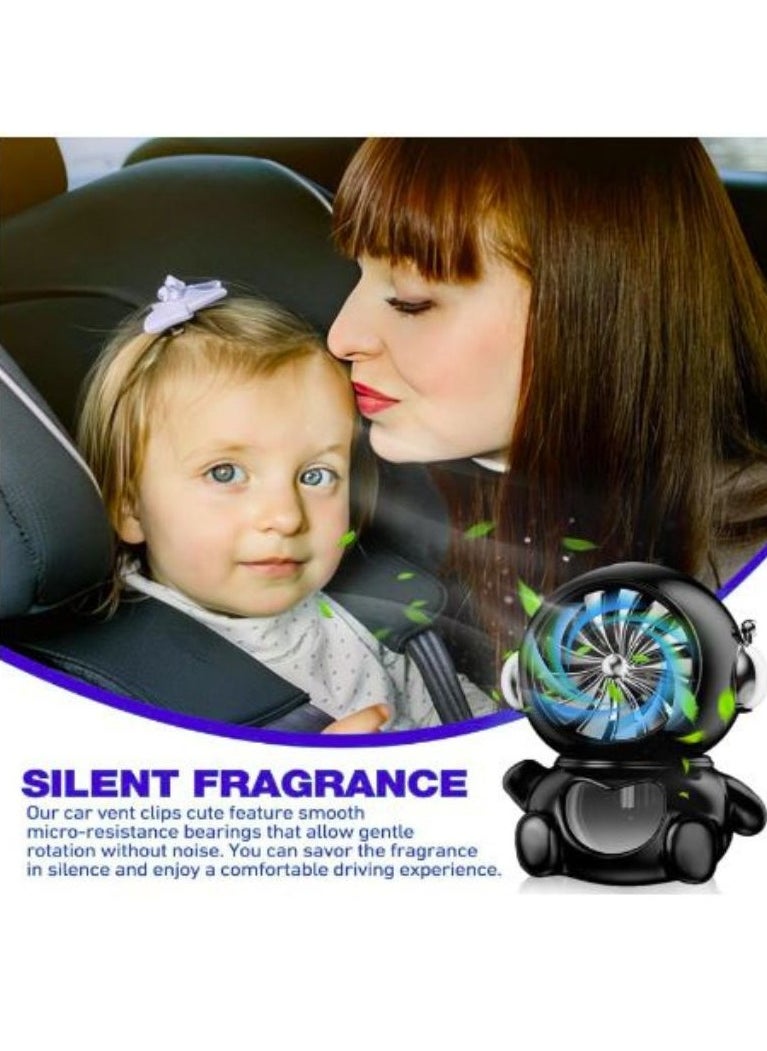 Generic - Solar Astronaut Aromatherapy Diffuser | Rotating Solar Astronaut Ornament | Car Fragrance Capsule Car Accessories Interior Decoration Car Air Freshener Car Decoration Interior, Multicolor - Image 1