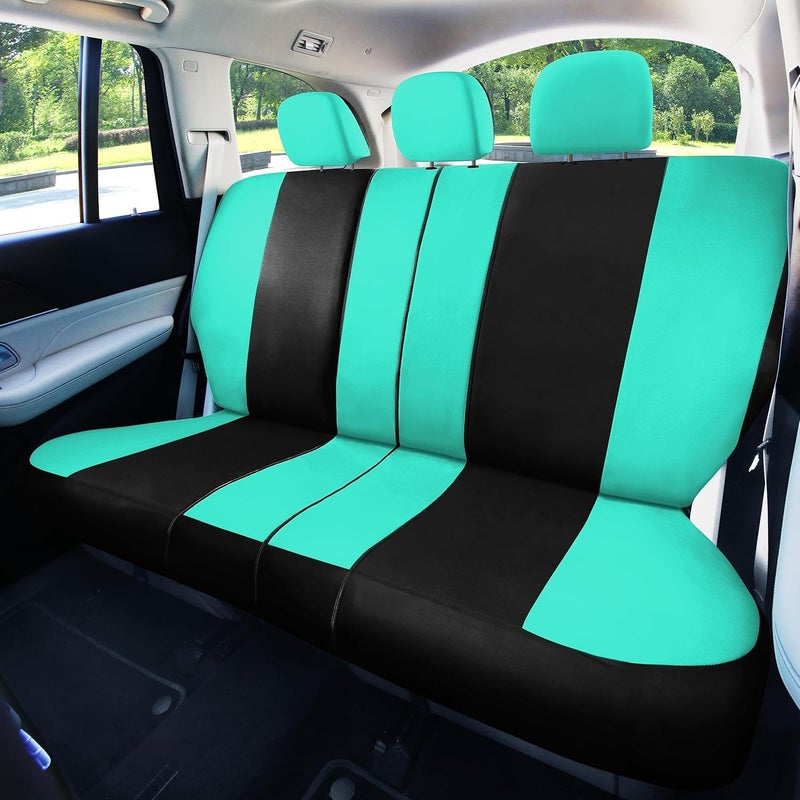 FH Group FB030MINT115 full seat cover (Side Airbag Compatible with Split Bench Mint) - Image 3