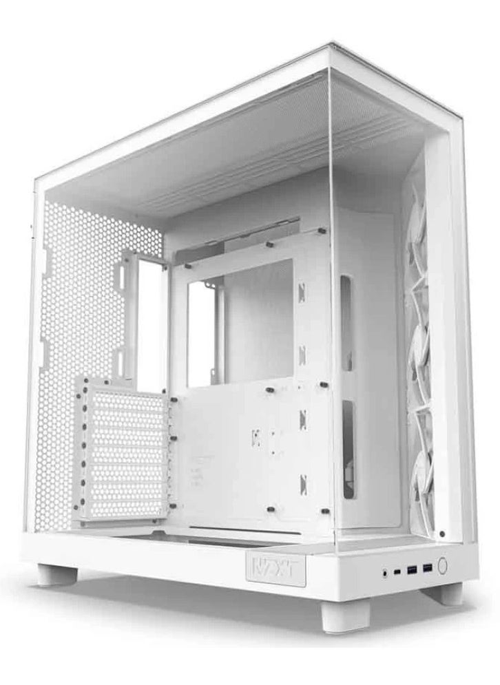 H6 Flow Edition Mid Tower Airflow Case 3 Fan's Without RGB - White - pzsku/Z5E99C389E74DF48BB26FZ/45/_/1722334835/fbc82dcc-76db-4b7e-a6a3-791bc8c49844