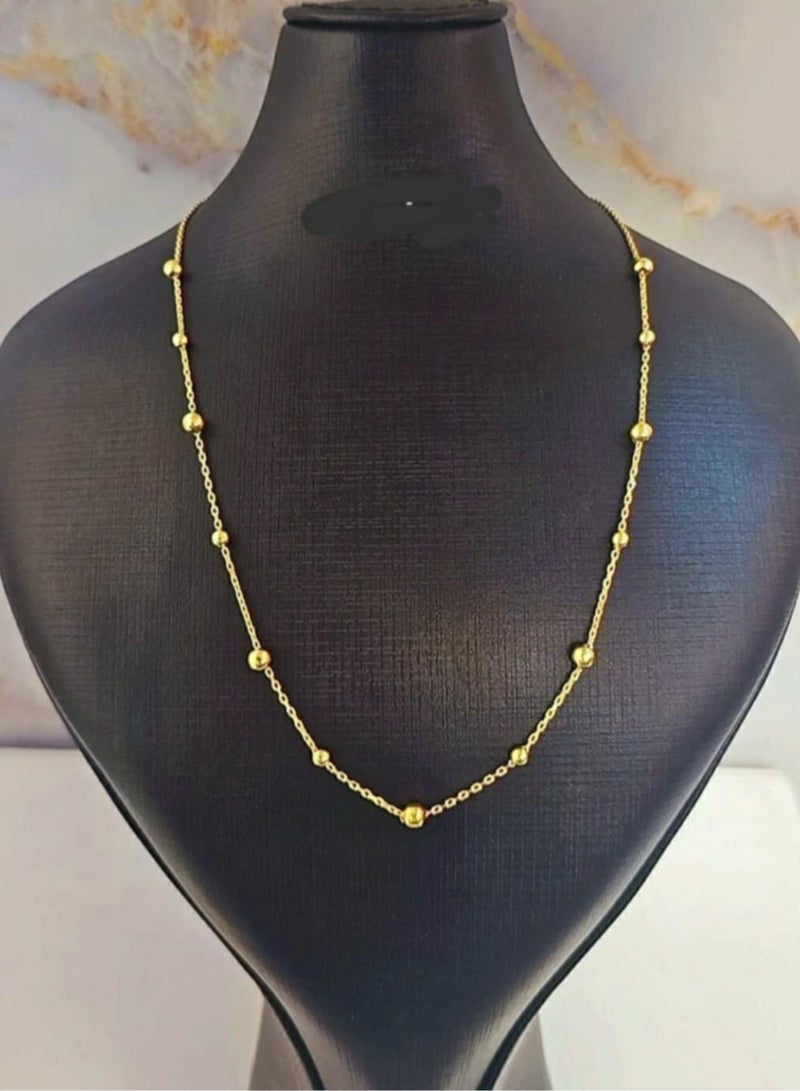 اكسوارات ار ايه سلسله نسائية أنيقة من سلسلة ذهبي - Image 1