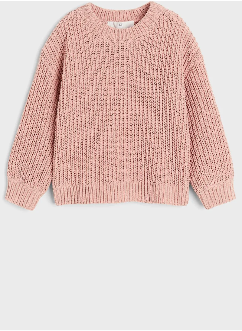 H&M Kids Knitted Chenille Sweater
