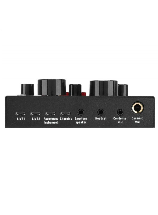 V8 Live Sound Card - Audio Interface with 112 Effects, 7 Connectivity Modes for Streaming, Karaoke & PC Recording (Black) - Image 5