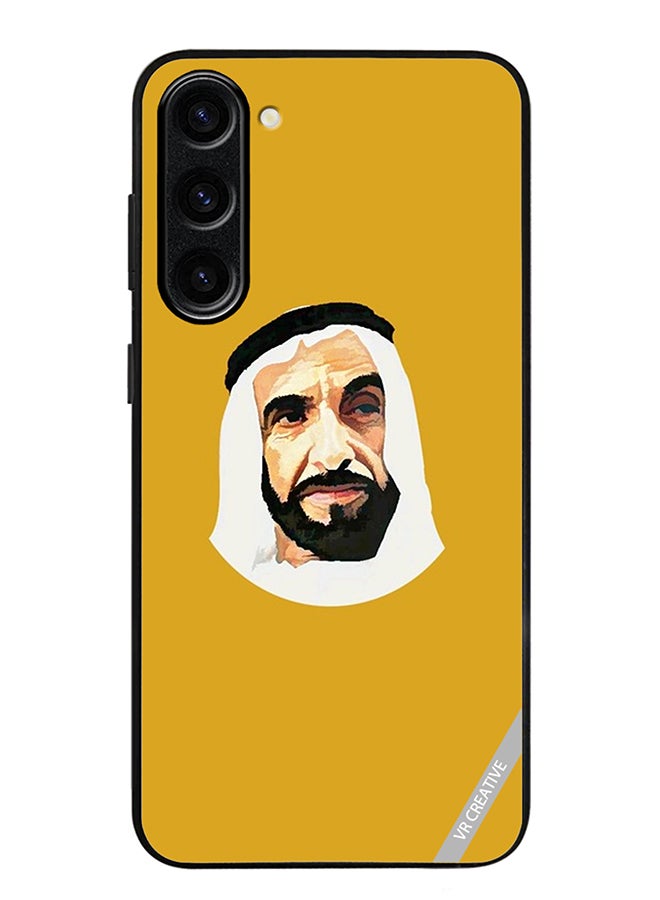VR CREATIVE Protective Case Cover For Samsung Galaxy S23 FE Sheikh Zayed Bin Sultan Al Nahyan Design Multicolour - Image 1
