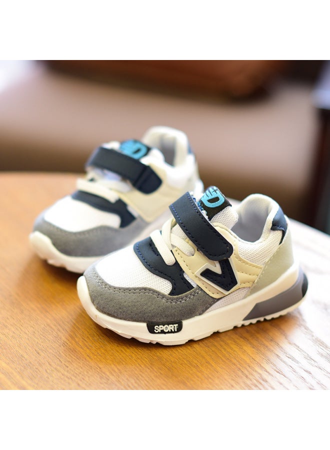 Children's Breathable Sneaker  Spring And Autumn Boys Mesh Breathable Shoes Running Shoes Baby Soft Sole Non-slip Toddler Shoes