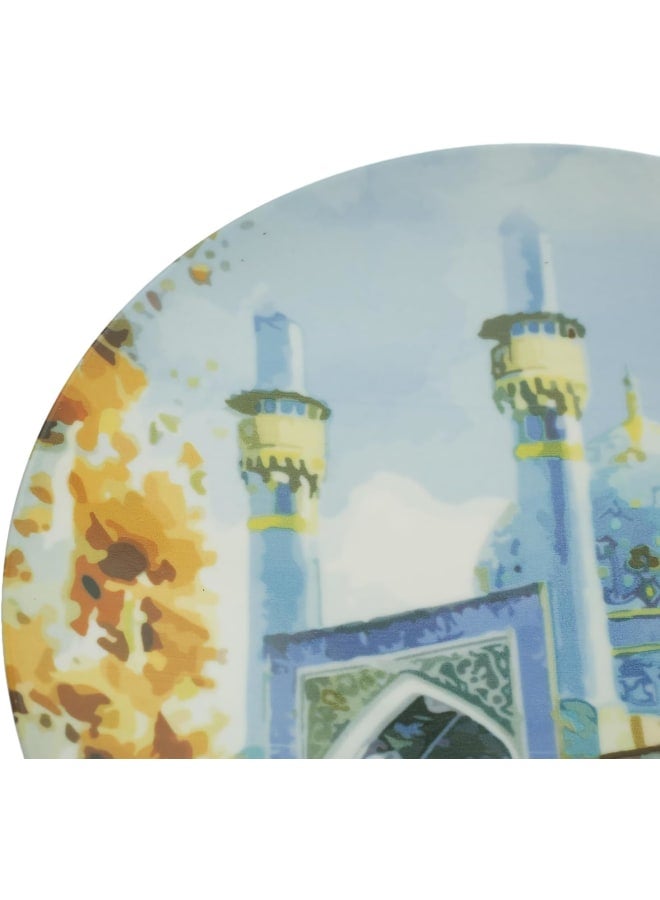 Zinnia Rosa By Zinnia  Fm Islamic 3 Cup Plate, 27 Cm Size - Image 2