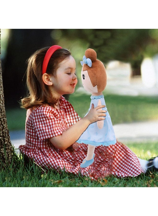Conzy Baby Dolls Gifts For Girls 44Cm Plush Stuffed Doll Toy In Blue Doll Soft Ragdoll For Infant Toddler Wtih Gift Bag 17.3 Inches In Standing - Image 4