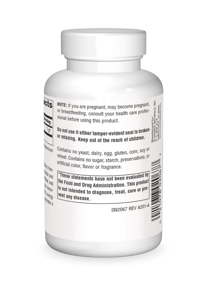 Source Naturals Taurine 1000Mg Source Naturals Inc. 60 Caps - Image 3