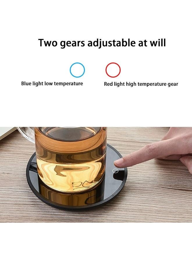 TodyJeyHo Coffee Mug Warmer Second Gear Temperature Adjustment  Continuous Heat Preservation Mug Warmer for Desk for Desk Auto Stop Warming Beverage Warmer 220V 1 PCS - Image 2