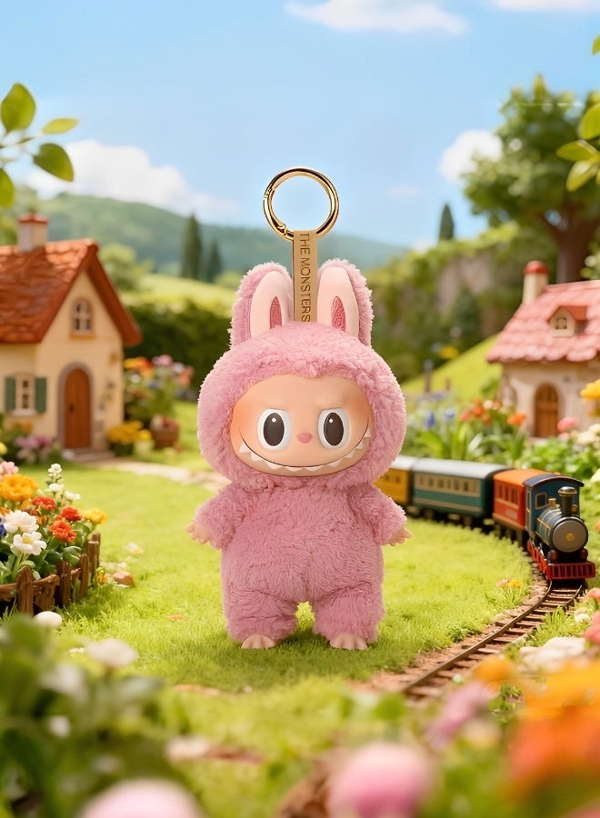 Labubu الجيل الأول من لعبة Vibrant Macaroon Monster Lychee Berry Edition لعبة فنية جميلة قابلة للتجميع بألوان الباستيل - Image 4