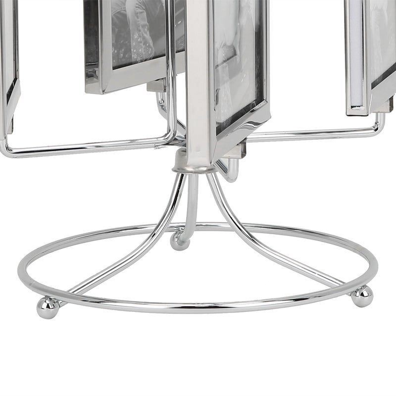Metal Home Rotating Photo Picture Frame Restaurant Rotating Menu Frame for 4x6in Photo - Image 2