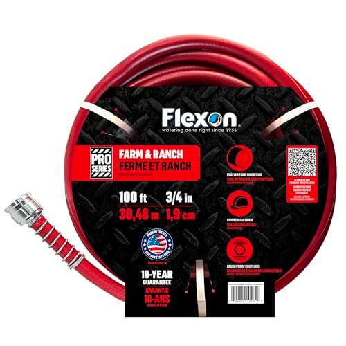 Flexon 3/4" x 100ft Farm & Ranch Garden Hose - Image 4