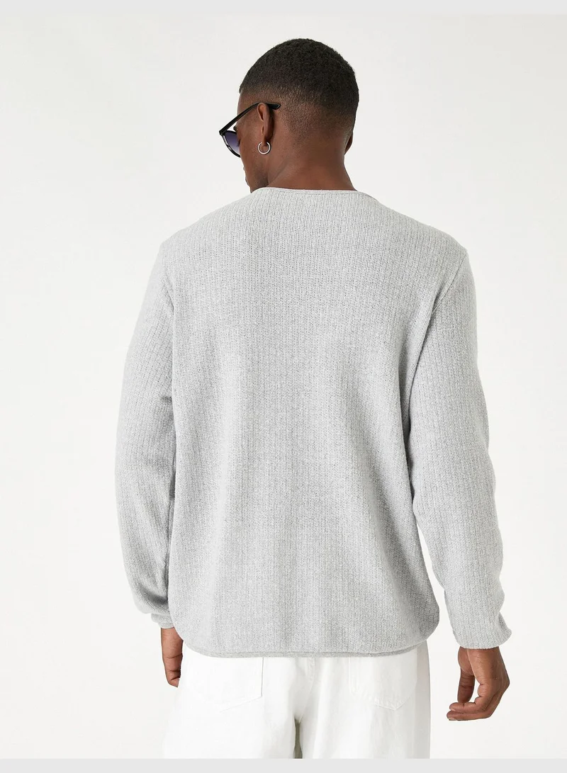 KOTON Basic Sweater Crew Neck