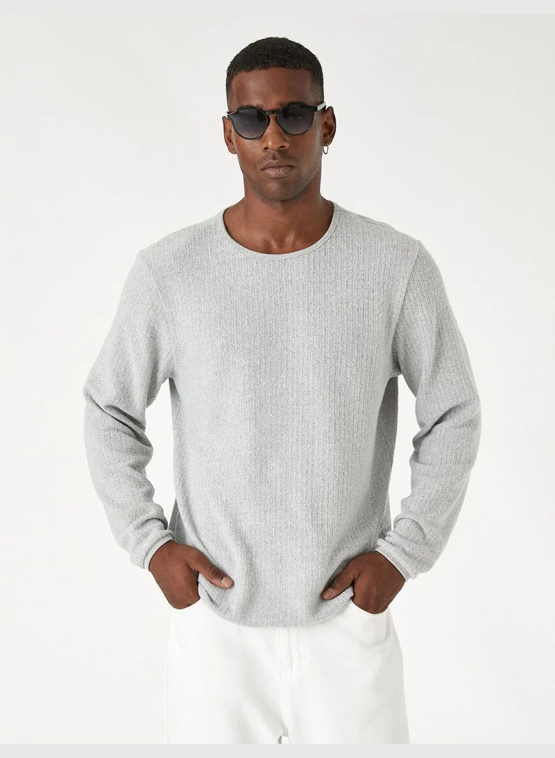 KOTON Basic Sweater Crew Neck