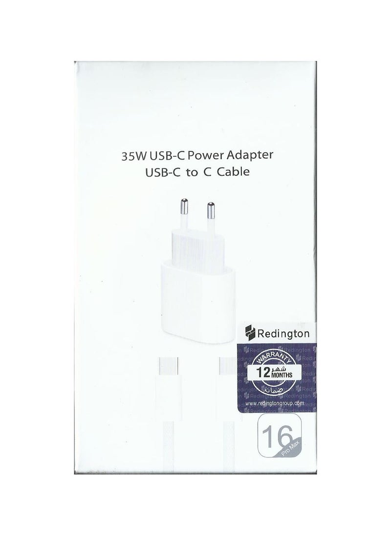 Generic - iPhone 16 Pro Max Dual 35W Charger - Image 1