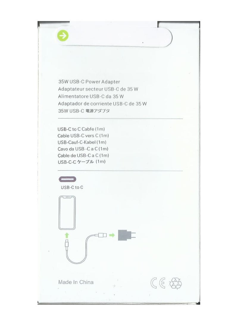 Generic - iPhone 16 Pro Max Dual 35W Charger - Image 1