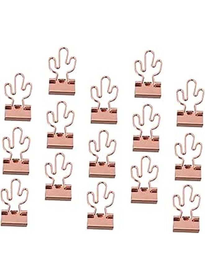 15Pcs Colored Binder Clips For Office School Paper Organizing Bright Colors - Image 1