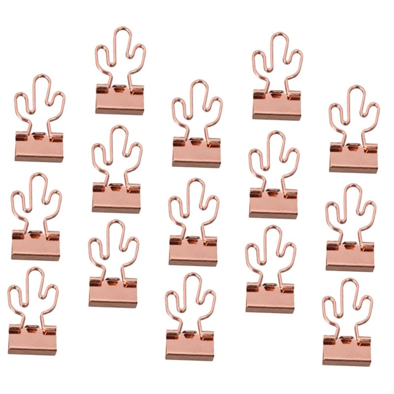 15Pcs Colored Binder Clips For Office School Paper Organizing Bright Colors - Image 2