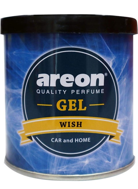 Areon Gel Air Freshener -Wish- for Car an Home