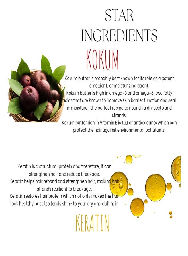 EcoBerry Kokum Keratin Hair Conditioner For Hair Conditioning Men & Women | Intense Hydration | 100% Pure, Natural & Handmade, Chemical Free, Paraben Free | Vegan 100ml - Image 3
