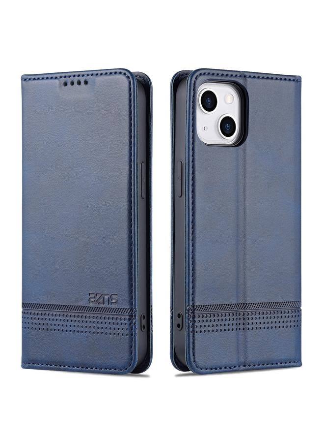 erorex Case For iPhone 14 Plus Magnetic Calf Texture Flip Leather Phone Case - Image 2