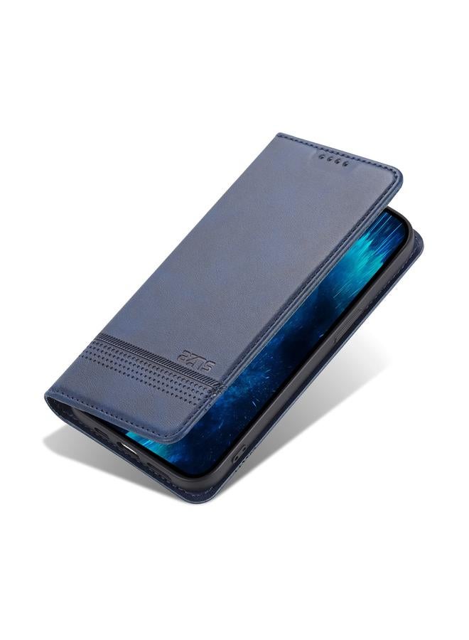 erorex Case For iPhone 14 Plus Magnetic Calf Texture Flip Leather Phone Case - Image 3