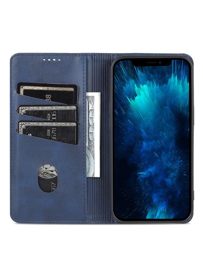 erorex Case For iPhone 14 Plus Magnetic Calf Texture Flip Leather Phone Case - Image 5