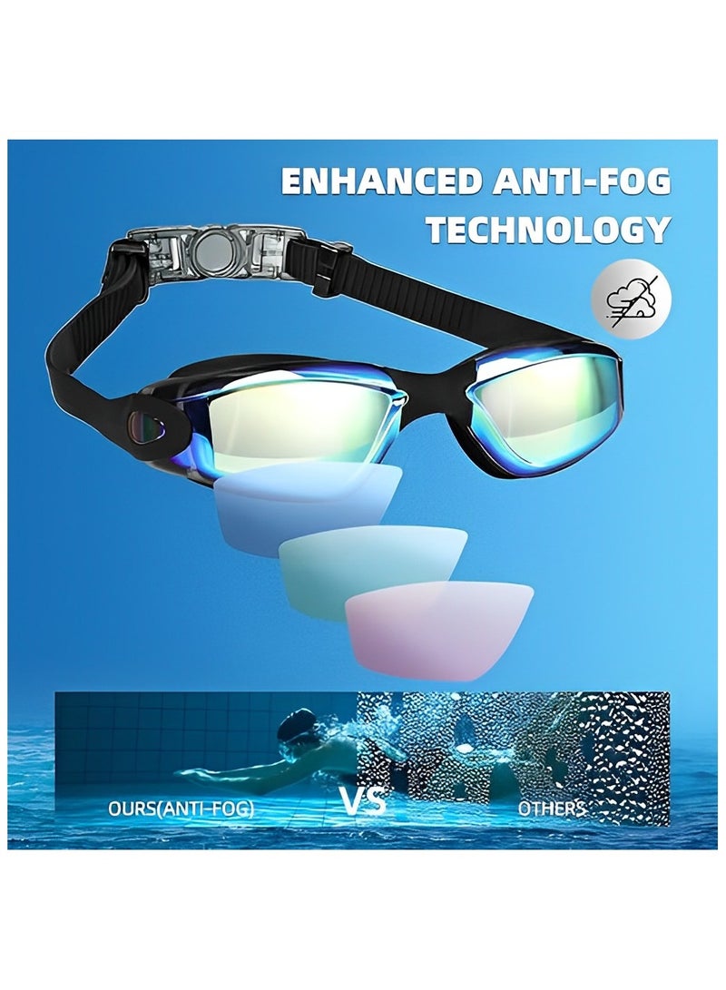 Femca Swim Goggles,  Swimming Goggles Anti Fog No Leaking For Adult Women Men Youth - Image 3