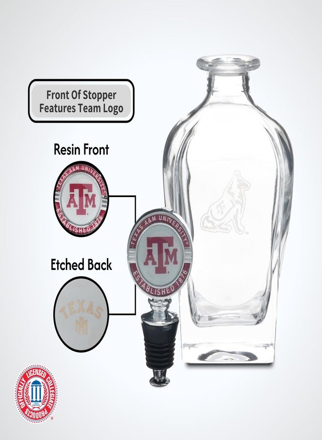 The Memory Company Officially Licensed Decanter with Mascot Stopper, Texas A&M University - Image 4
