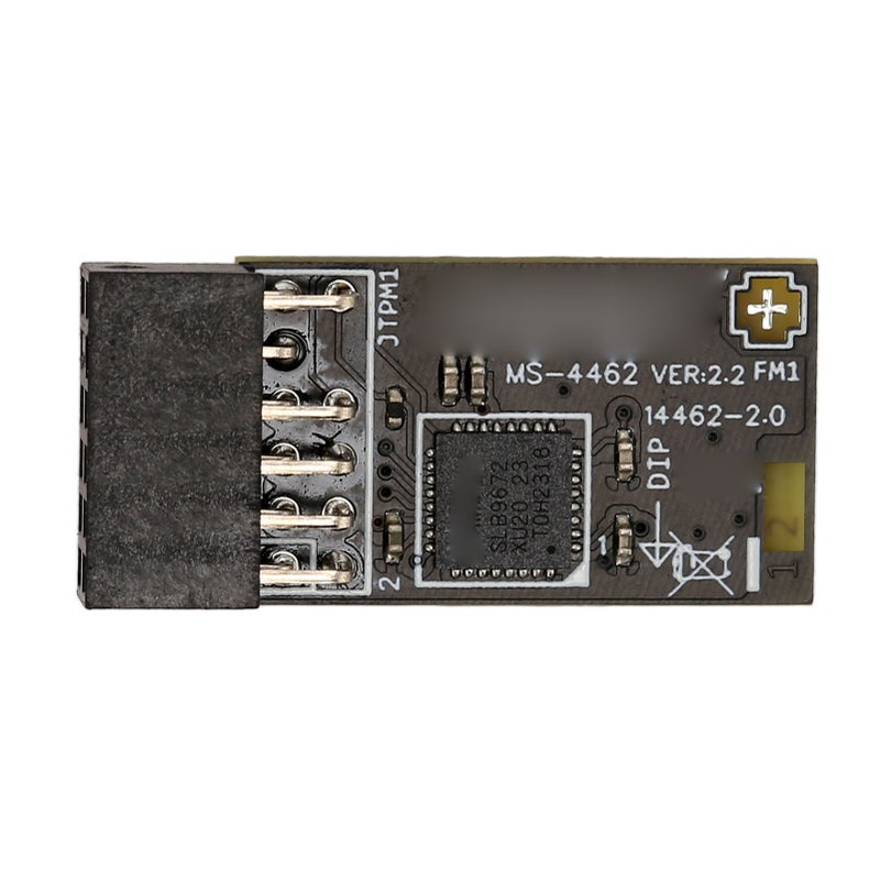 وحدة TPM2.0 وحدة أمان تشفير TPM SPI 12 سلك مع SLB 9672 لألواح أمارة MSI لنظام ويندوز 10 و11 - Image 5