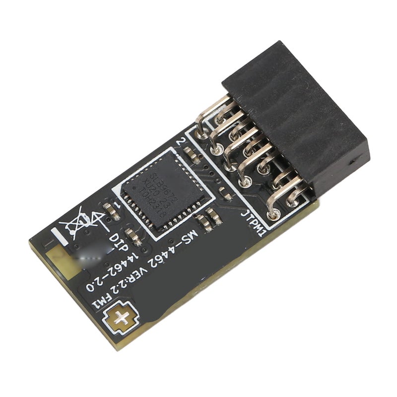 وحدة TPM2.0 وحدة أمان تشفير TPM SPI 12 سلك مع SLB 9672 لألواح أمارة MSI لنظام ويندوز 10 و11 - Image 4
