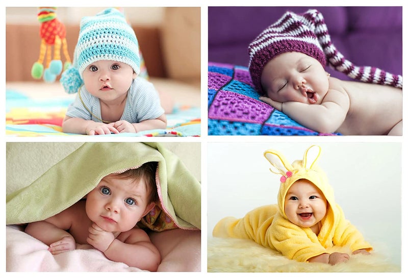 KARTMEN Paper Gloss Finish Newborn Baby Cute Wall Posters With Lamination - Big Size, Size - 12 X 18 Inch, Multicolour, Set Of 10, Large - Image 2
