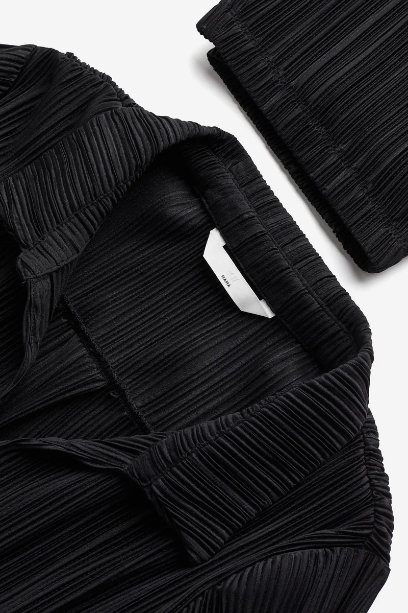 H&M MAMA 2-piece pleated jersey set