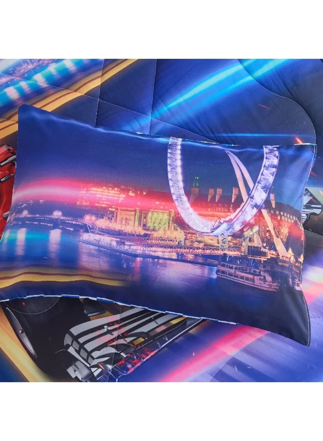 Home Box Gaming Racer 2-Piece Twin Microfibre Comforter Set 220 x 160 cm