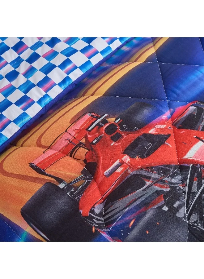 Home Box Gaming Racer 2-Piece Twin Microfibre Comforter Set 220 x 160 cm
