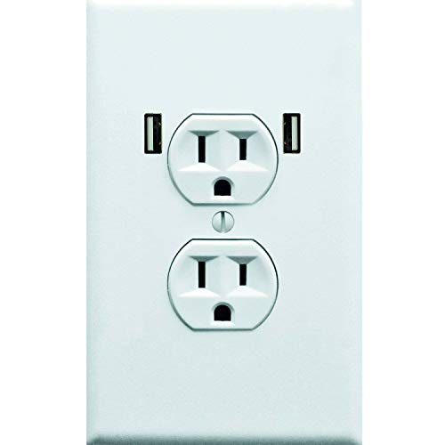 Witty Yeti Realistic Fake Electrical Outlet Prank Sticker 10 Pack. Easy To Apply Strong Adhesive Gag Power Socket and USB. Fun Stickers to Confuse Festival Goers, Bar Patrons, Airport Travelers & House Guests - Image 1